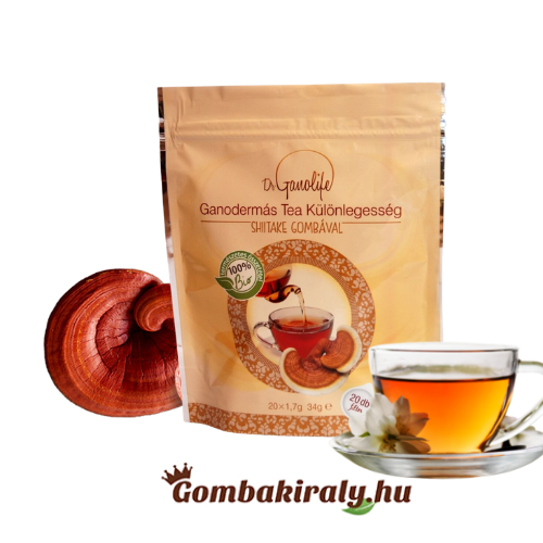 Dr Ganolife Ganodermás tea 100% bio (20x)