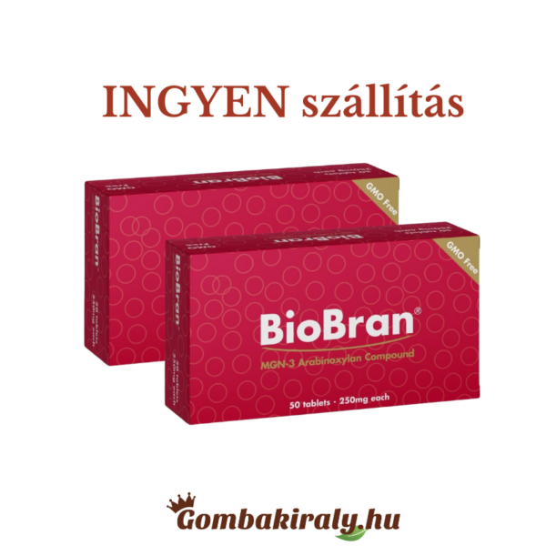 BioBran tabletta 250 mg (50x) 2 db